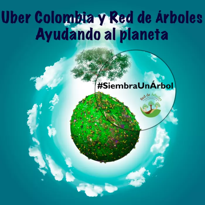Uber y Red de Árboles ayudando al medio ambiente