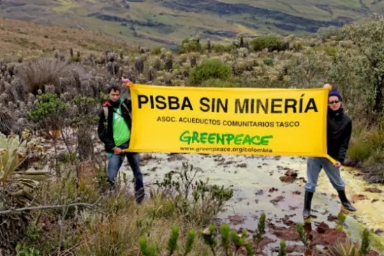 Greenpeace pide revocar licencias mineras en zona de Páramo 